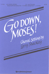 Go Down, Moses SATB choral sheet music cover Thumbnail